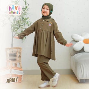 Kids One Set Hava Series 1 / Muslim Girl Clothes /Islamic Baby or Kids Clothes