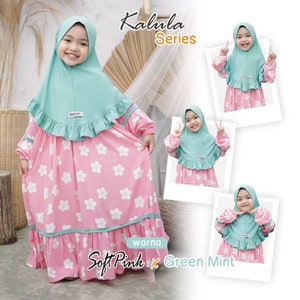 Kids Set Abaya Kalula series / Muslim Girl Dress /Islamic Baby or Kids dress