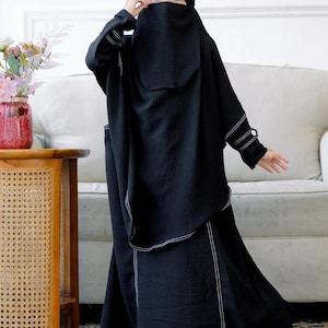 Kids Set Abaya Yura series FREE NIQAB / Muslim Girl Dress /Islamic Baby or Kids dress