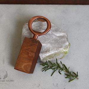 El abridor de botellas de barril de whisky tamaño grab & go (hecho a mano)