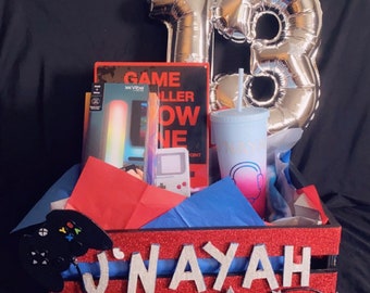 Gamer Birthday Basket!