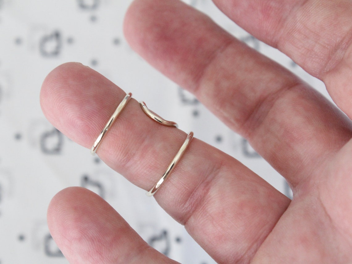 Silver Mallet Finger Splint Ring Pinky Finger Arthritis Ring Etsy