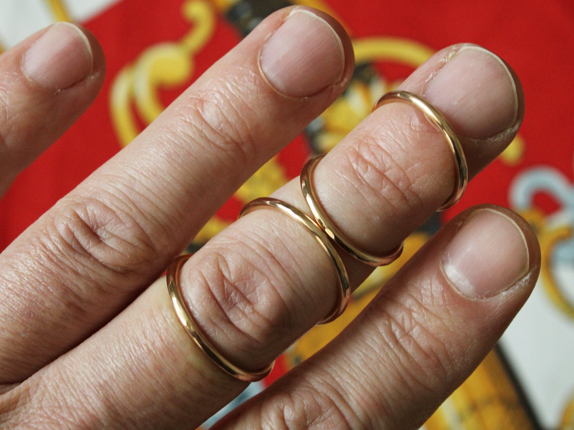 Set of Two Hyperextension Rings Arthritis Finger Splint in Etsy