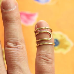 Sterling Silver Arthritis Finger Splint Ring: EDS, Mallet Finger, Boutonniere Aid