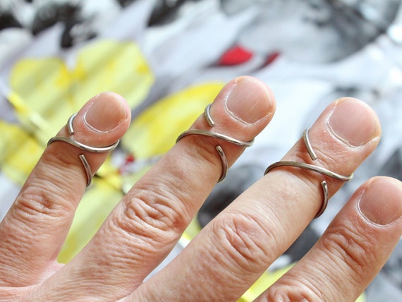 Buy Silver Arthritis Splint Ring, Lateral Deviation Support, EDS Ring,  Mallet Finger Splint, Boutonniere Deformity Brace, Trigger Finger Splint  Online in India - Etsy