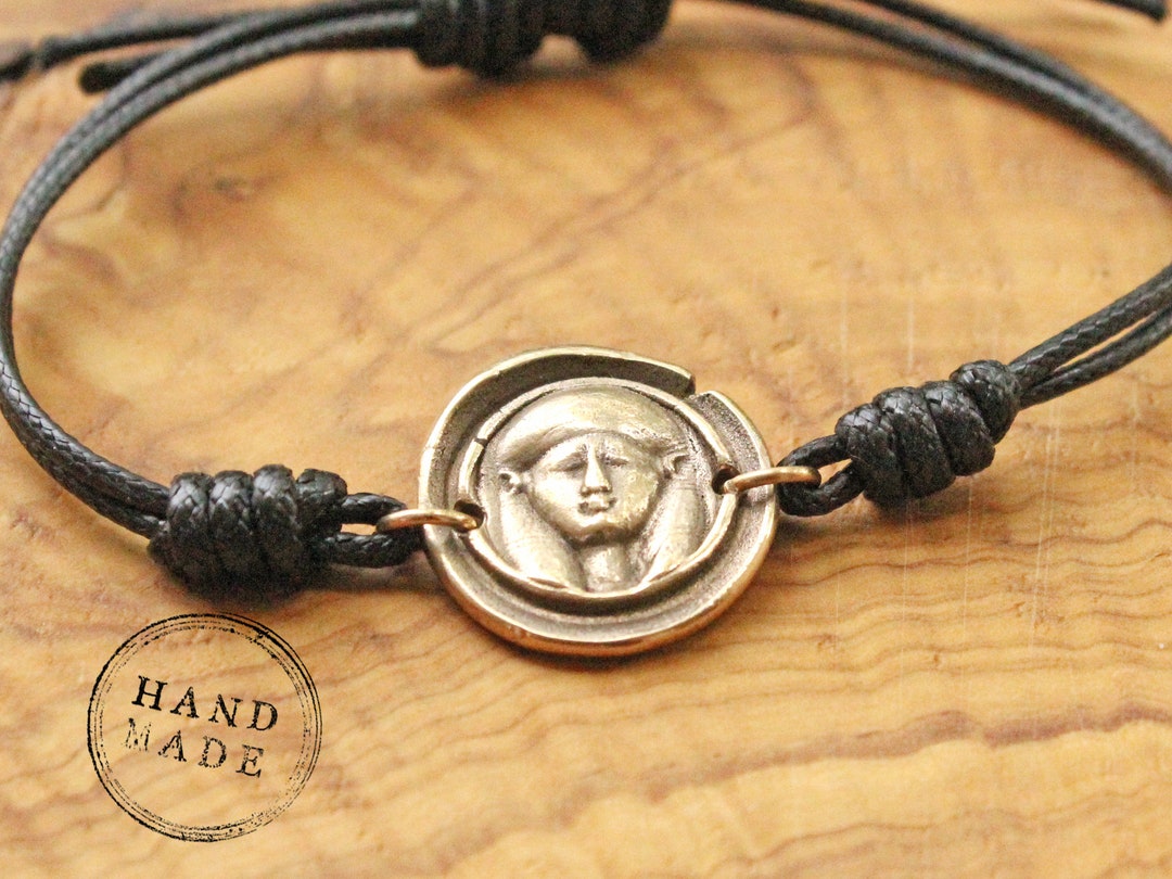 Hathor Bracelet Lioness Goddess Statue Bronze Hathor Bust Etsy