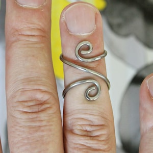 Titanium arthritis finger splint ring for mallet finger and boutonniere deformity