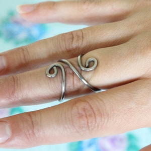 Handmade Arthritis Finger Splint Ring: Adjustable Titanium, Brass,  Bronze or Silver