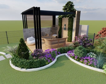 DIY Backyard Patio, DIY Gazebo Plan, DIY Gazebo Plan, Modern Pergola Plans - 2024 Etsy Election Winner!!!