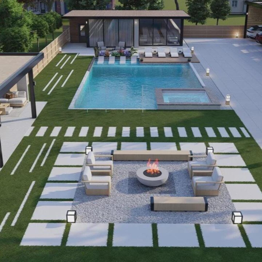 Custom 3D Landscape Design – Online Garden Plan (digital Download) - Etsy