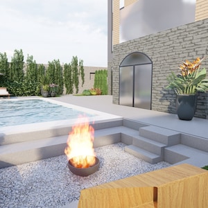 Paisagismo, Design de Quintal Online, Renderização 3D de Quintal, Renderização 3D, Personalizado, Paisagismo, Design de Piscina, Design de Pérgola, Design de Pátio
