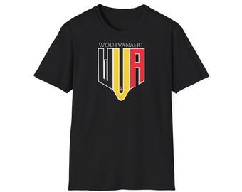 Wout Van Aert Tribute Unisex T-Shirt, Cycling Fan Tee, Belgian Cyclist Shirt, Sports Lover Gift, Bold Graphic Top