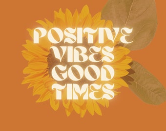 Positive Vibes Poster
