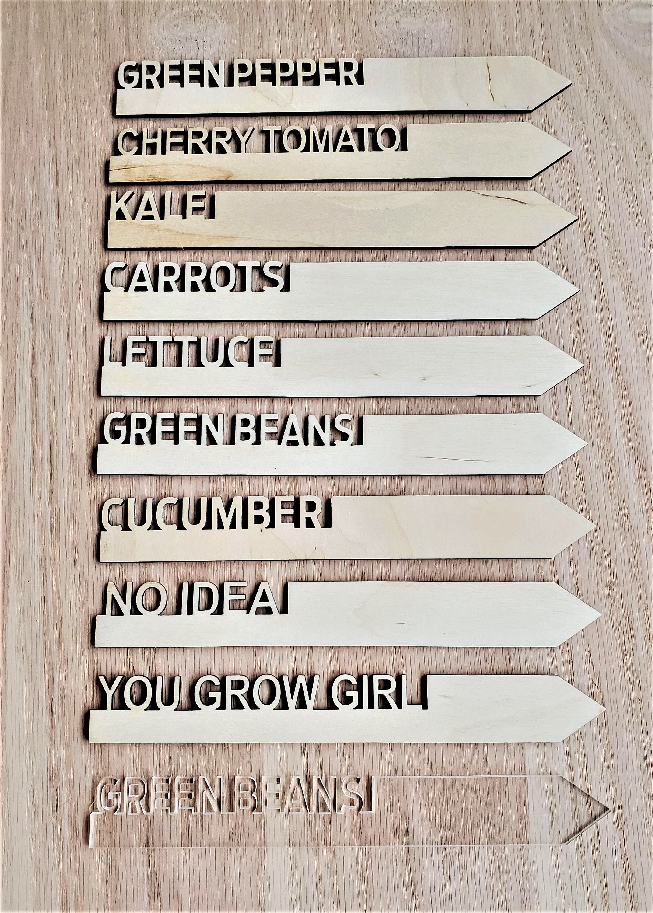 Custom Wood Garden Stakes Plant Markers Garden Markers Herb Etsy Canada