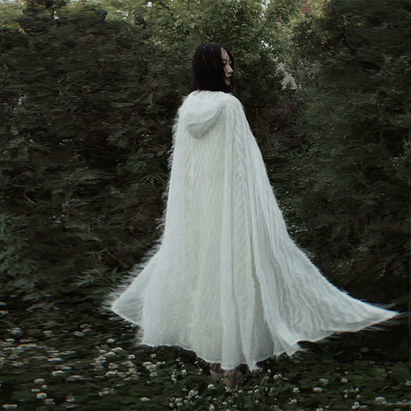 white long cloak
