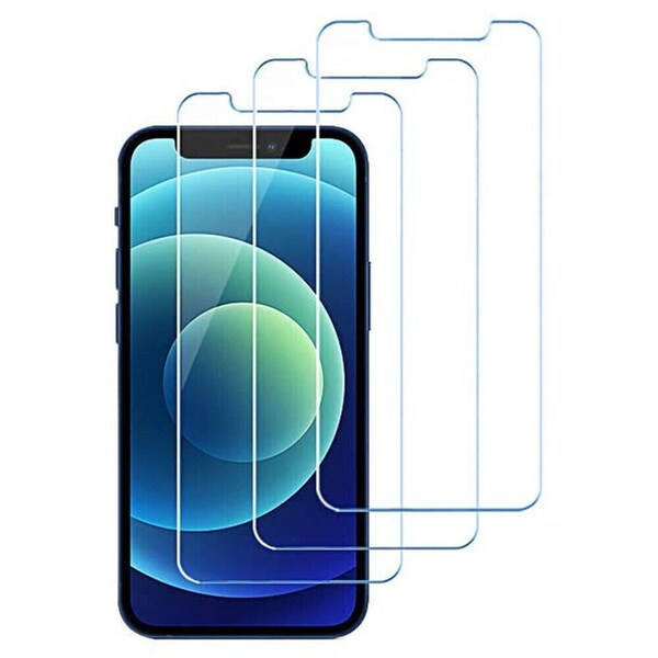 Schutzglas (2 + 1 GRATIS) Displayschutz Glas Hülle freundlich Panzerglas für iPhone 12, 11, X, SE, 7, 8, 7 Plus,8 Plus Panzerfolie Glasfolie