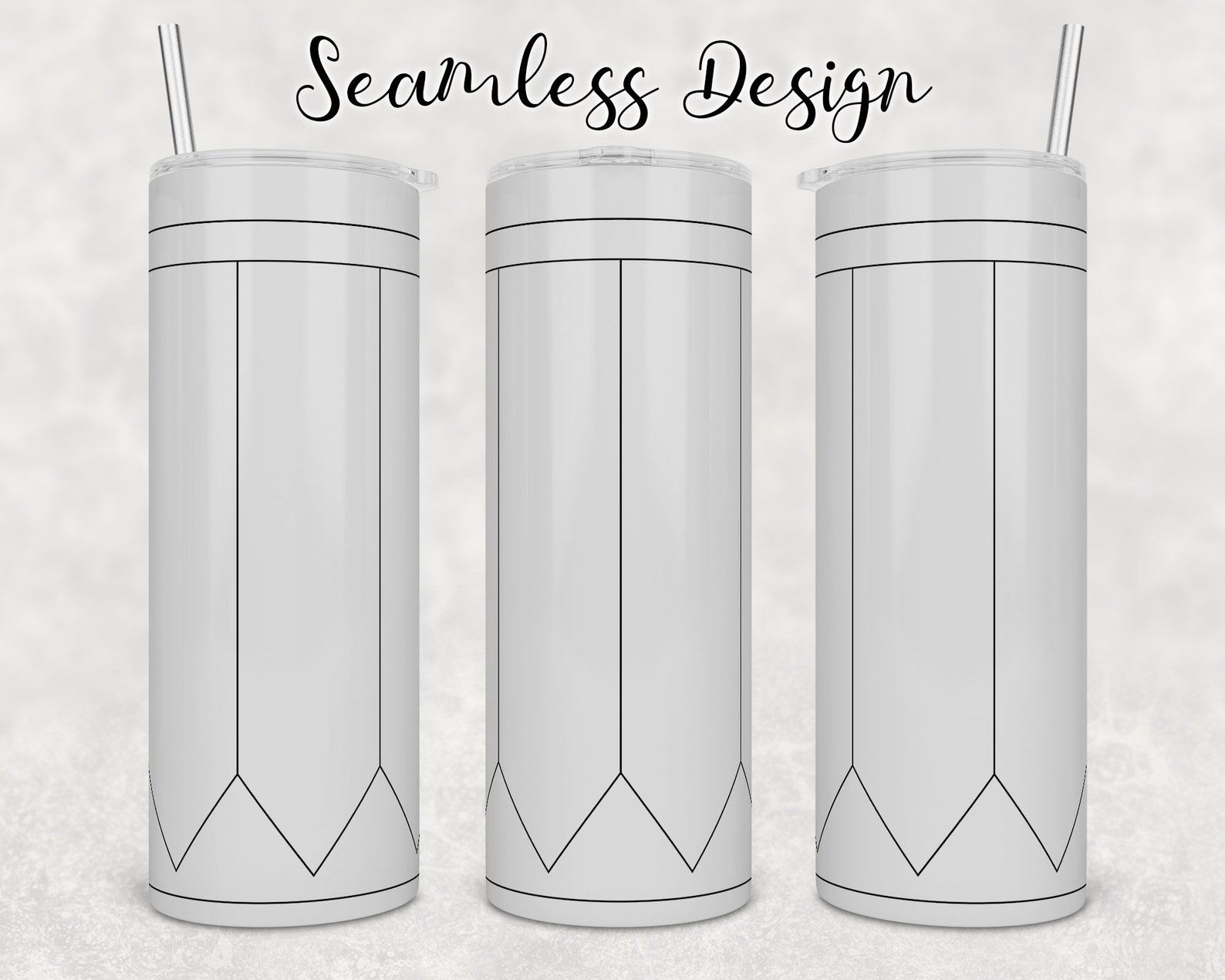 Pencil Tumbler Pattern SVG 20oz Skinny Tumbler Template Etsy