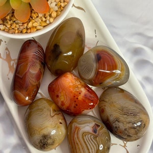 Sardonyx crystals/healing crystals/tumble stones/crystals