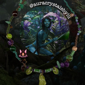 Kiri forest necklace||READY TO SHIP||atwow||sully||avatar|| songcord||crystal jewelry