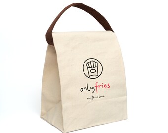 OF Lunch Bag For Women,Women Canvas Lunch Bag OnlyFries,Wedding Favors,Birthday Gifts,Womens Lunch Bags,Gift For Her