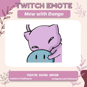 Mew twitch emote cute twitch, discord emote