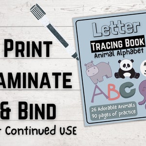 Handwriting Practice | Letter Tracing | Alphabet Tracing | Homeschool Printables | Tracing Letters | Alphabet Worksheet | Learn to Write