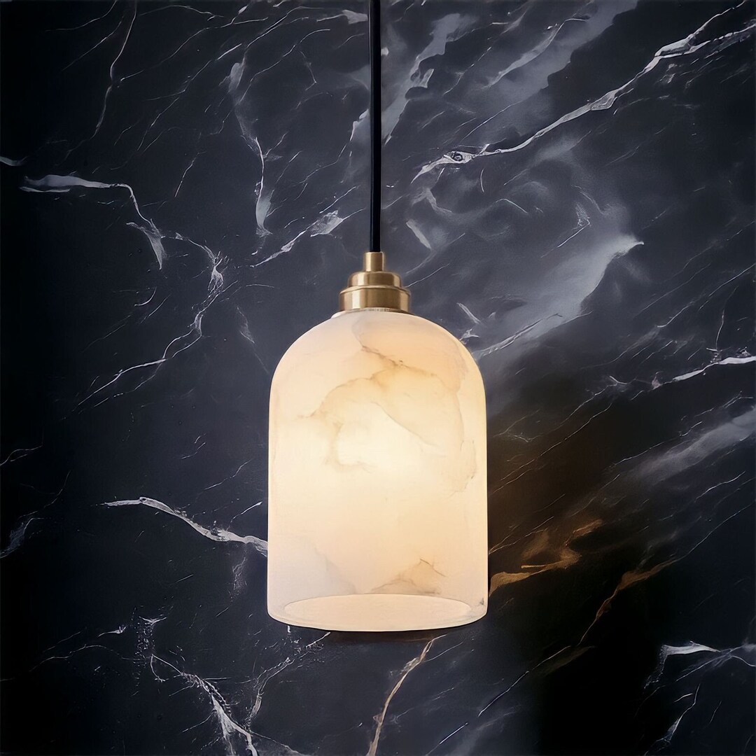 Wabi Sabi Marble Pendant Light, Marble Stone Pendant Light for Living Room, Pendant Light for Dining, Wabi Sabi Light for Bedroom - Etsy UK