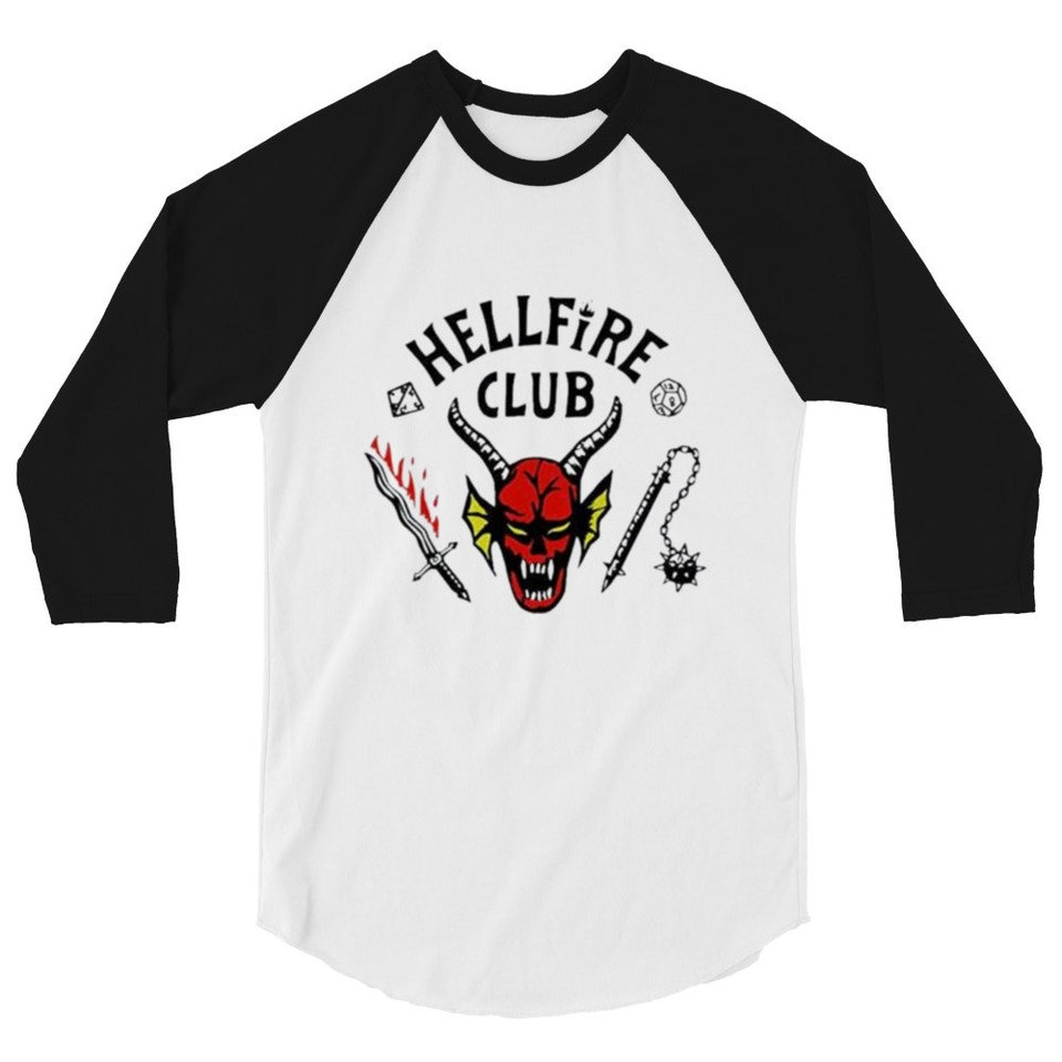 Hellfire Club - Stranger Things Baseball tee