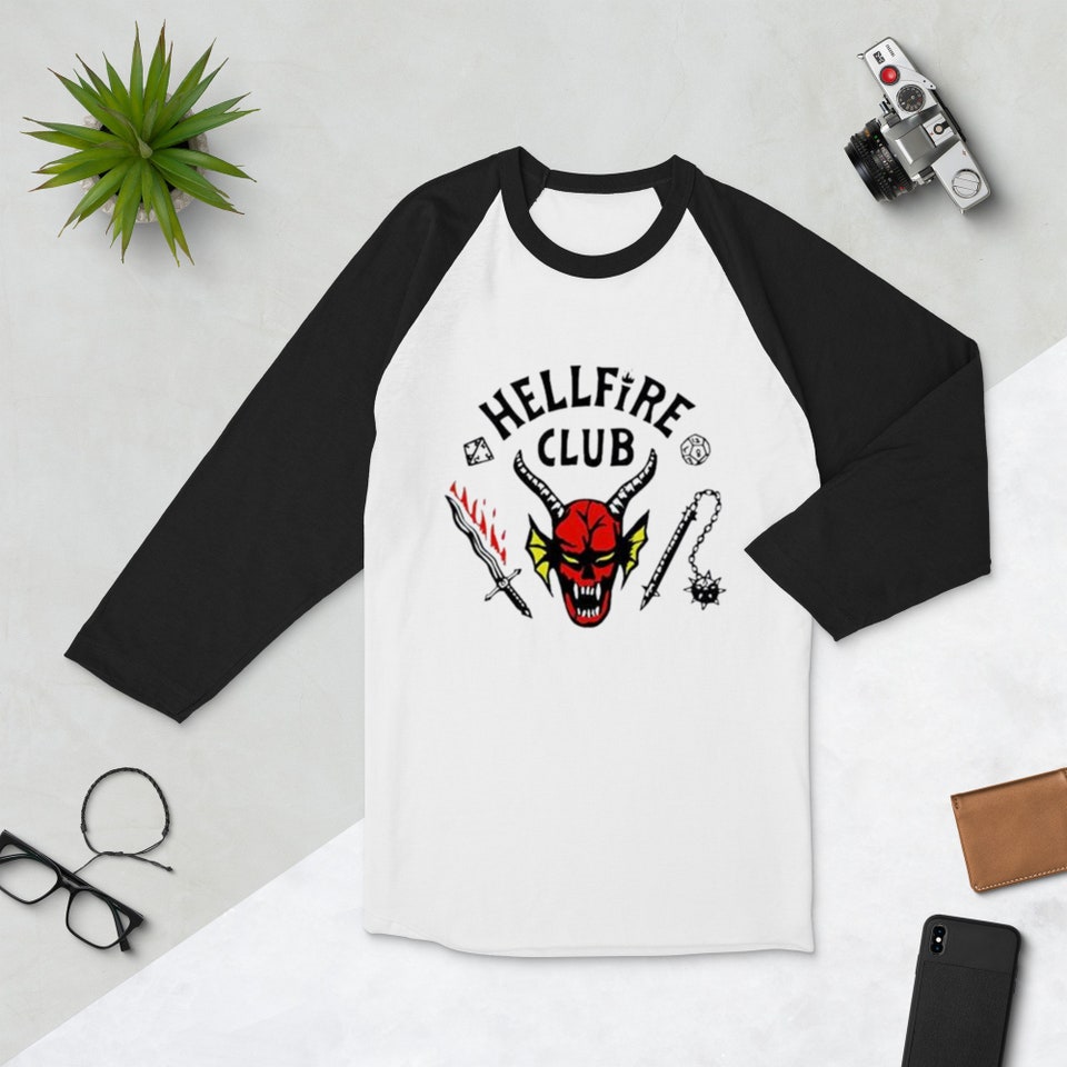 Hellfire Club - Stranger Things Baseball tee