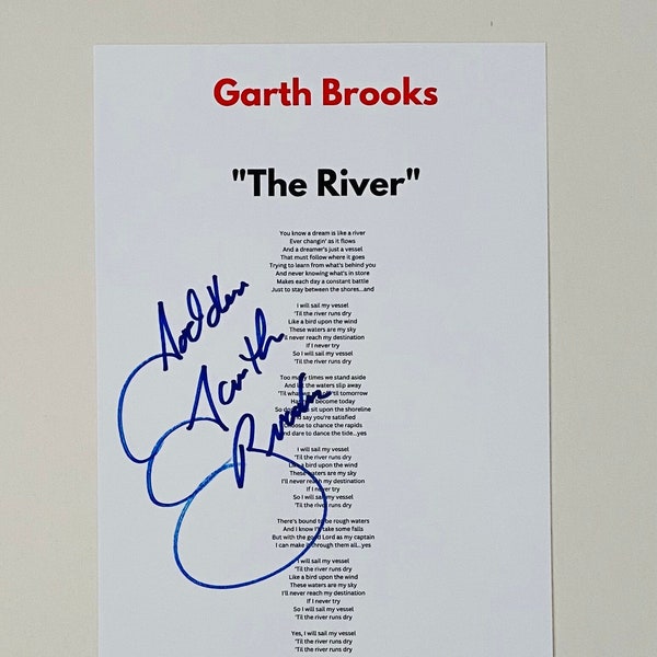Garth Brooks Lyrics - Etsy