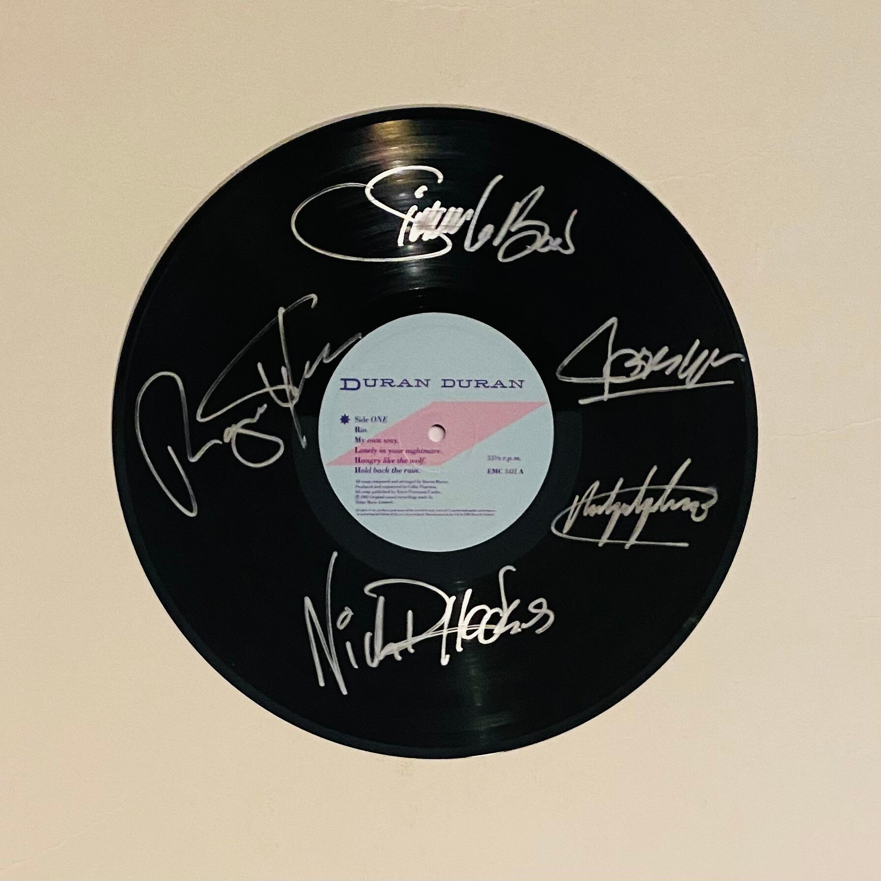 デュランデュラン Duran Duran サイン入りＬＰ Duran Duran 直筆サイン入りLP signed LP