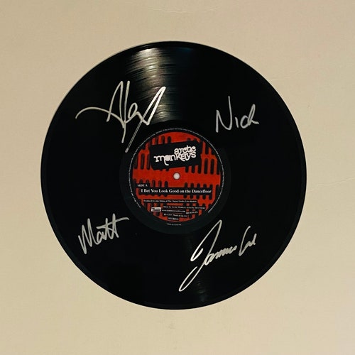 Arctic Monkeys Signed Vinyl Record Display - Etsy