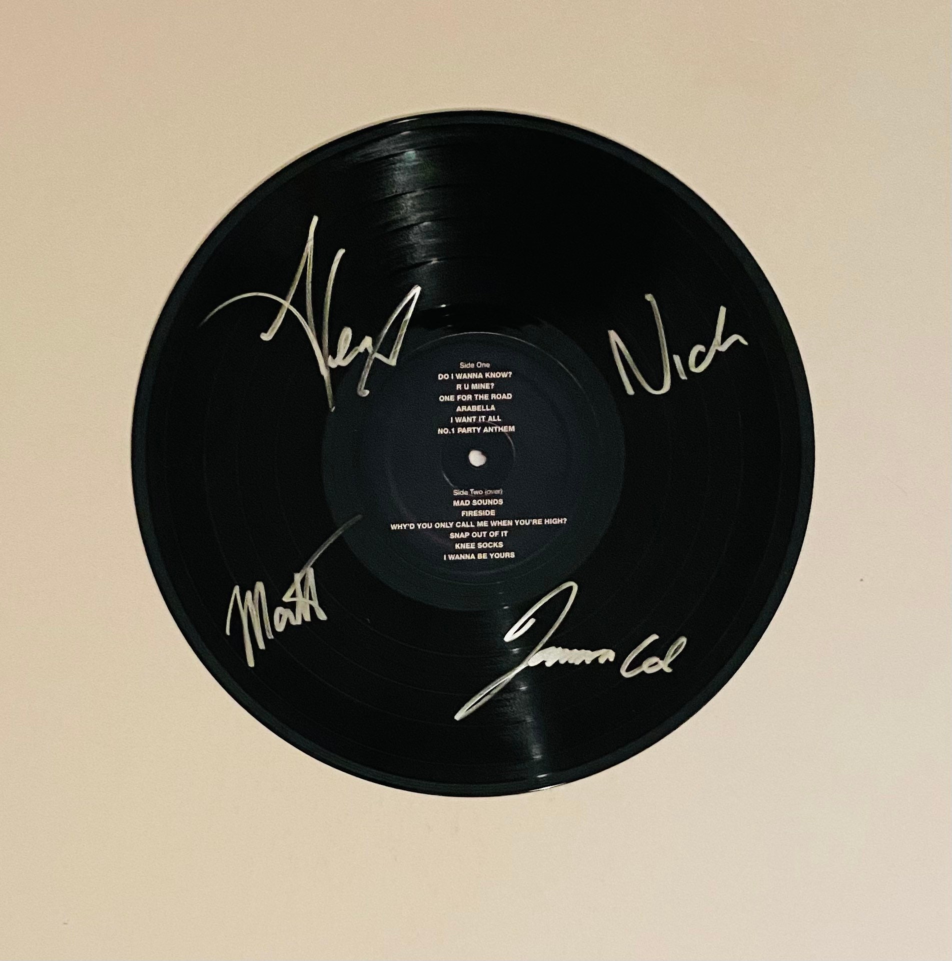 Disco de vinilo firmado Arctic Monkeys -  México