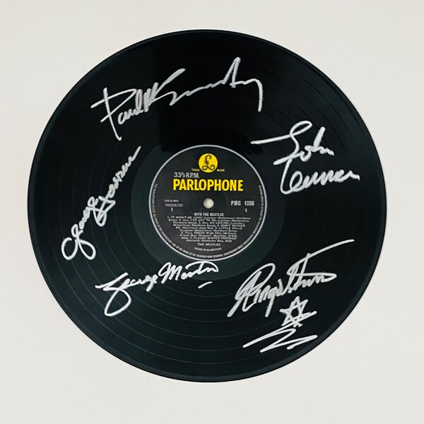 The Beatles With The Beatles Signed Vinyl Record