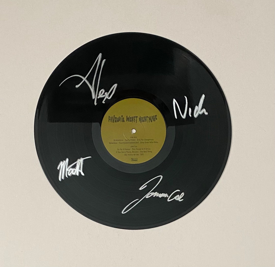 Arctic Monkeys Signed Vinyl Record Display - Etsy UK