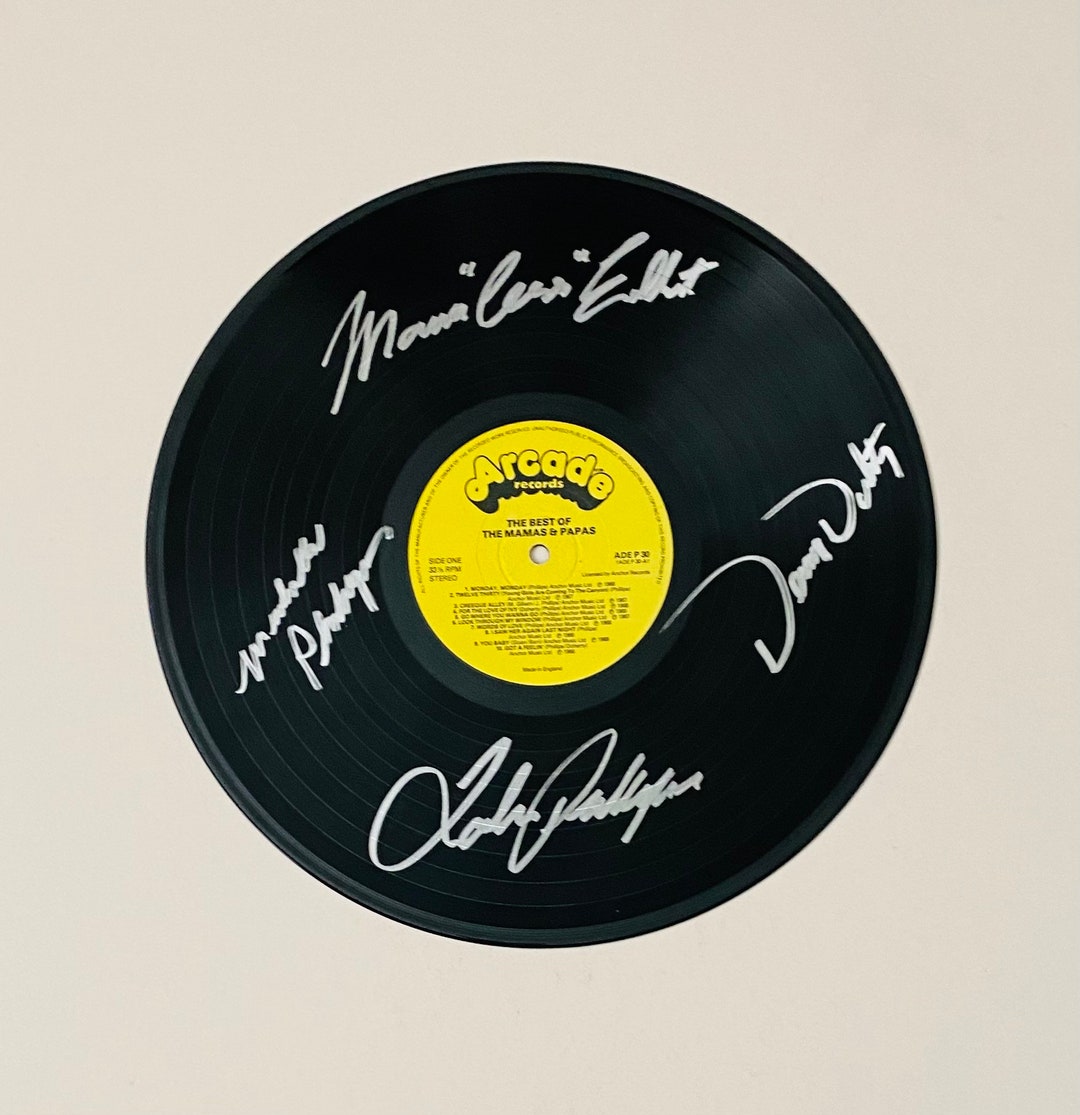 The Mamas and the Papas Signed Vinyl Record - Etsy