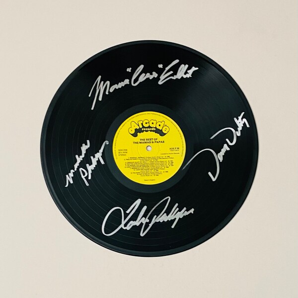 The Mamas And The Papas Signed Vinyl Record