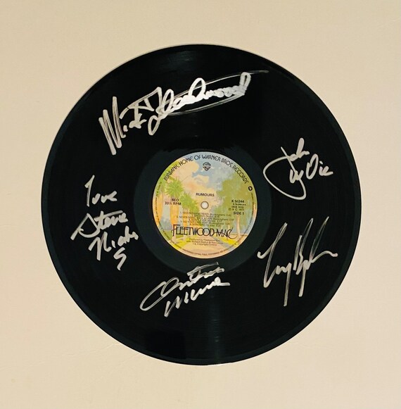 Fleetwood Mac Rumours Signed Vinyl Record - Etsy UK