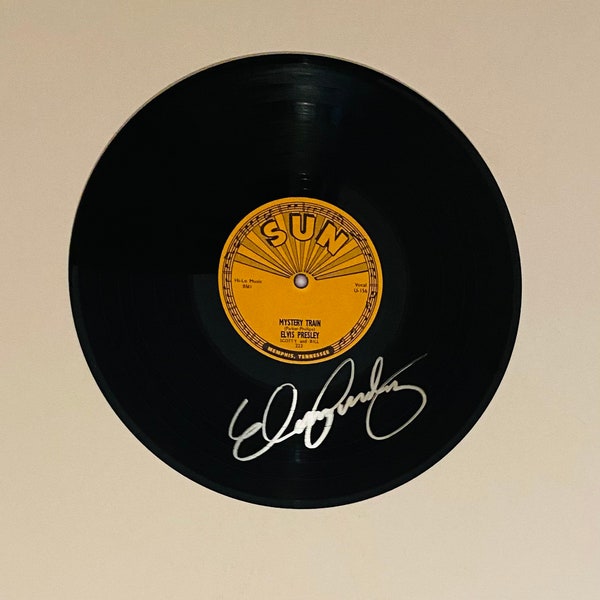 Elvis Presley Signed Vinyl Record