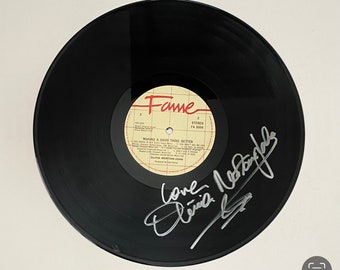 Olivia Newton John Signed Vinyl Record