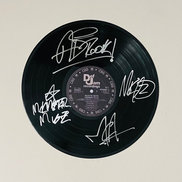 Beastie Boys Signed Vinyl Record