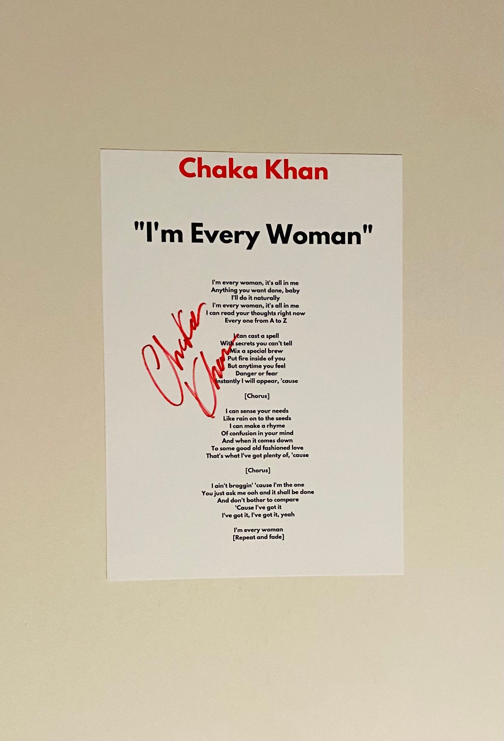 Chaka Khan - Woman Like Me 