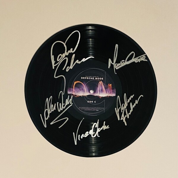 Depeche Mode Signed Vinyl Record