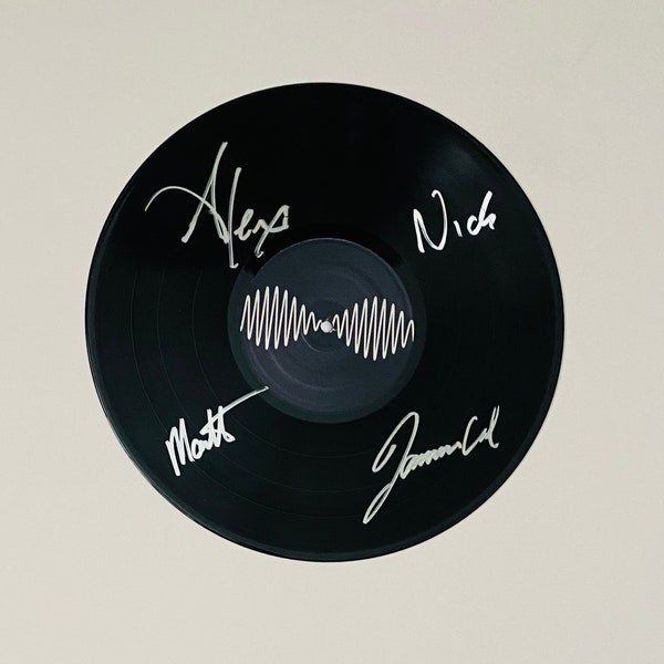 Arctic Monkeys ondertekende vinylplaat