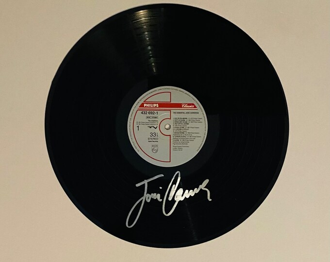 Jose Carreras Signed Vinyl Record
