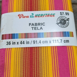 1 yard Hispanic viva TU heritage fabric quilt quilting sew sewing