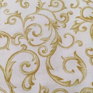 1 yard baroque style cotton Fabric quilt quilting sew sewing diy handmade