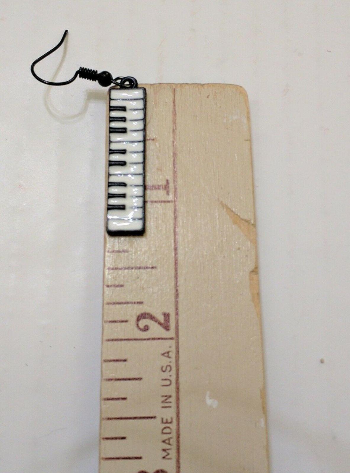 New Dangle Earrings Piano Keys Keyboard Music Art Gift - Etsy