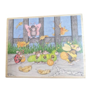 Stampabilities House Mouse Sello de goma Concurso de disfraces Monica Amanda Halloween