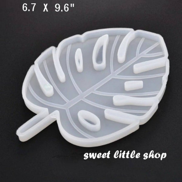 LARGE MONSTERA Leaf Silicone Epoxy Resin Casting Mould Mold DIY Craft Handmade